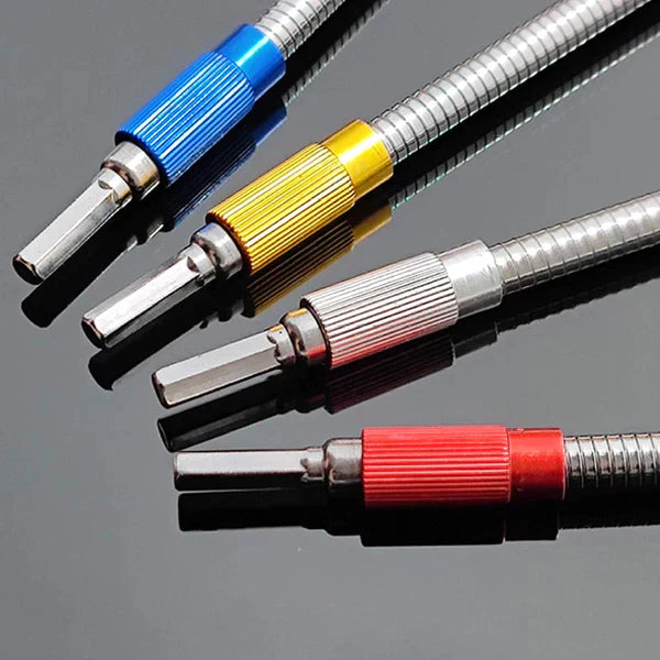 Taladro Portabrocas de extensión universal Flex de metal con vástago hexagonal