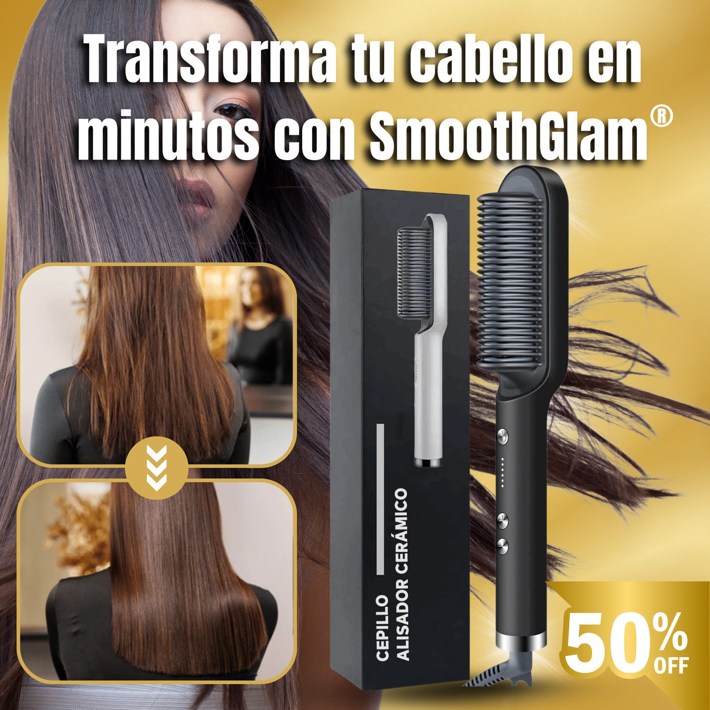 SmoothGlam® | Transforma tu cabello en solo segundos
