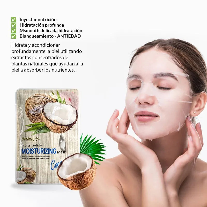 SuperOferta 10 parches hidratante facial natural