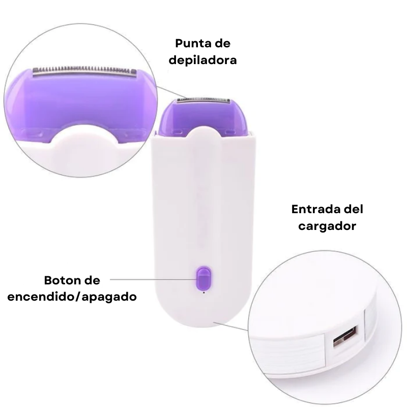 Depiladora Eléctrica + Peine de Regalo