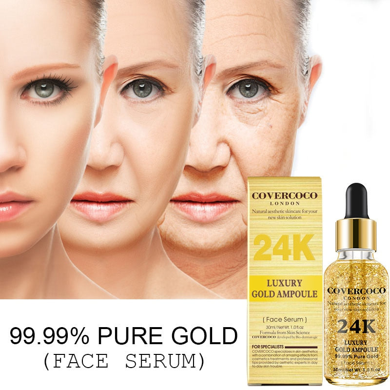 Serum Facial Oro 24k Gold Antiarrugas 🔥PROMOCIÓN SOLO POR HOY🔥