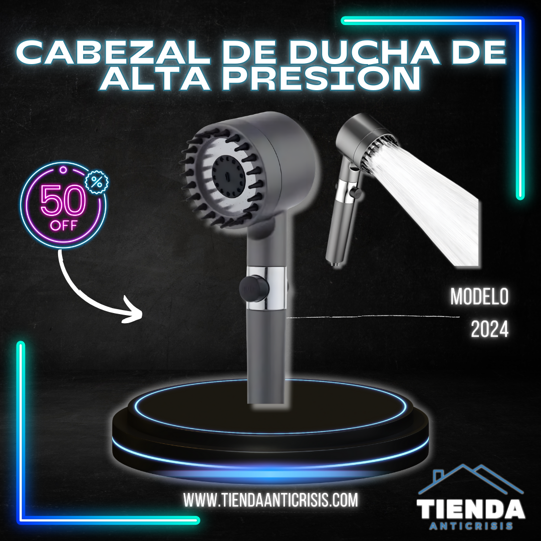 Cabezal de ducha de alta presión con filtro inteligente