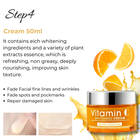 Set Completo Vitamina C Hidratante Blanqueador