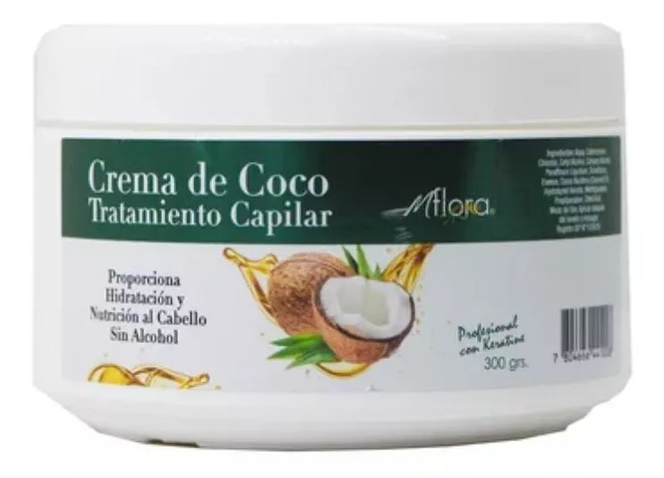 Flora™ - Crema Keratina De Coco