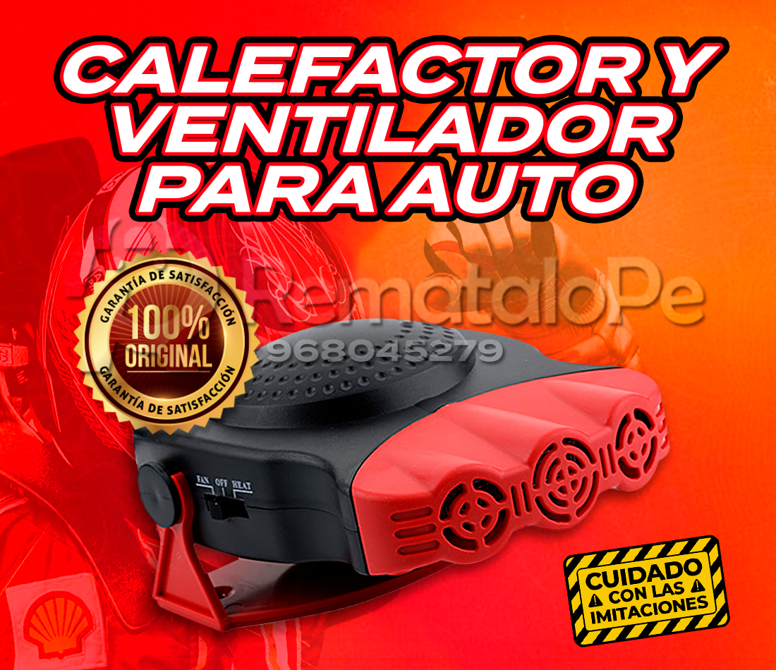 CALEFACTOR PARA CARRO 200W
