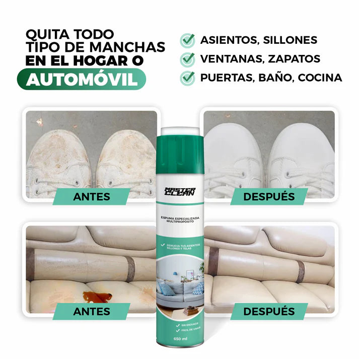 Espuma Especializada De Limpieza Multipropósito - MasterClean