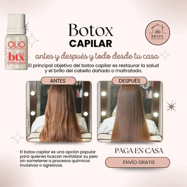 💧 Olio BTX Capilar – Restaura tu cabello en solo una aplicación - 3 x 1
