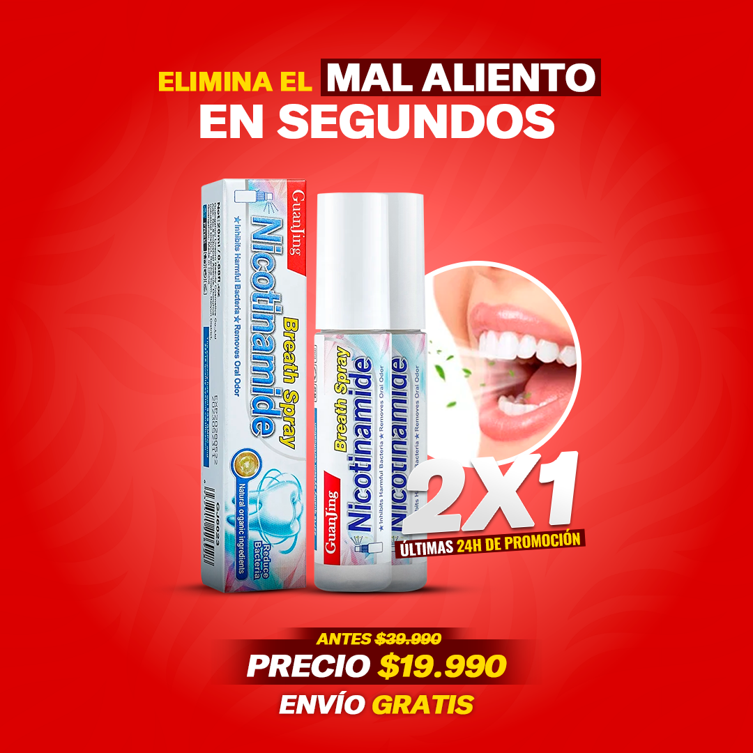 ¡SUPER PROMO! Spray para el mal aliento