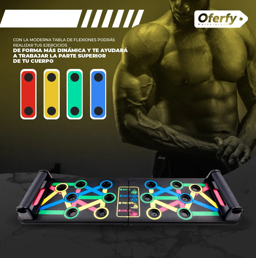 Tabla Profesional de Flexiones Portátil