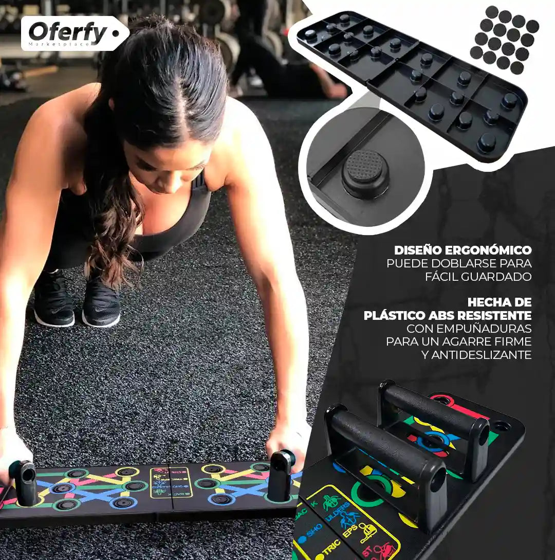 Tabla Profesional de Flexiones Portátil