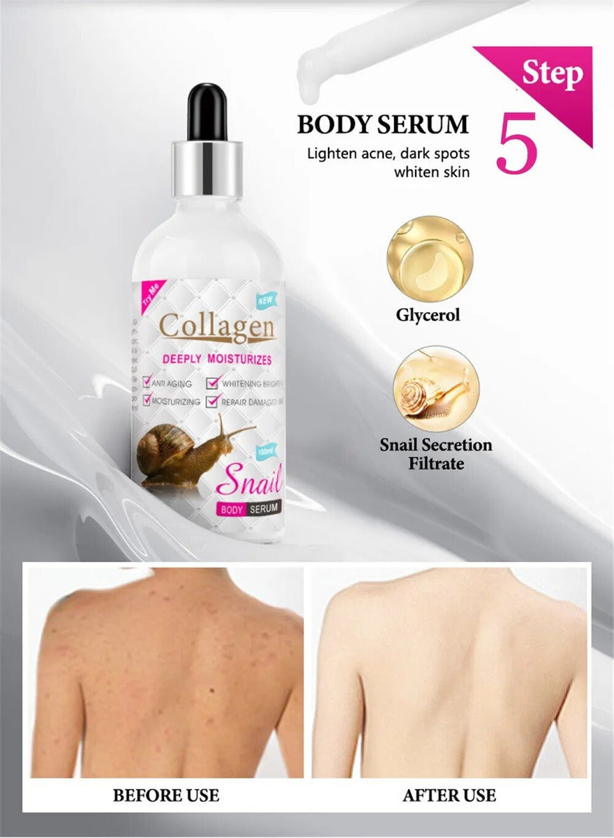 Cuidado Facial De Colágeno Hidratante Set