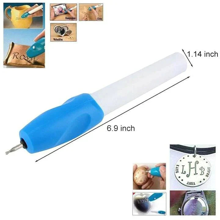 BOLÍGRAFO DE GRABADO ELÉCTRICO PORTÁTIL🚨GRABA TU PATENTE🚨