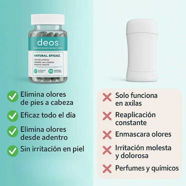 SUPLEMENTO DEOS 💪 Control de Olores Corporales