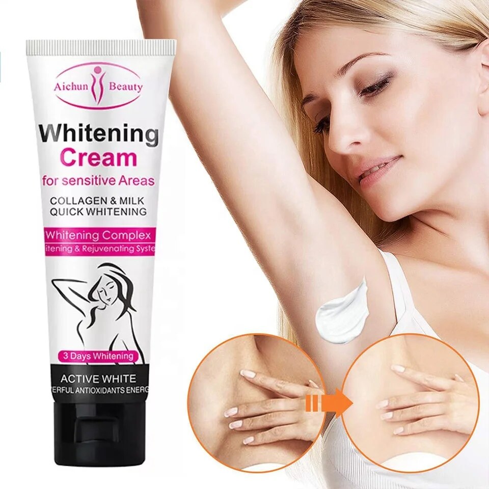 Crema Aclarante + Jabón Blanqueador Zona Intima Axilas