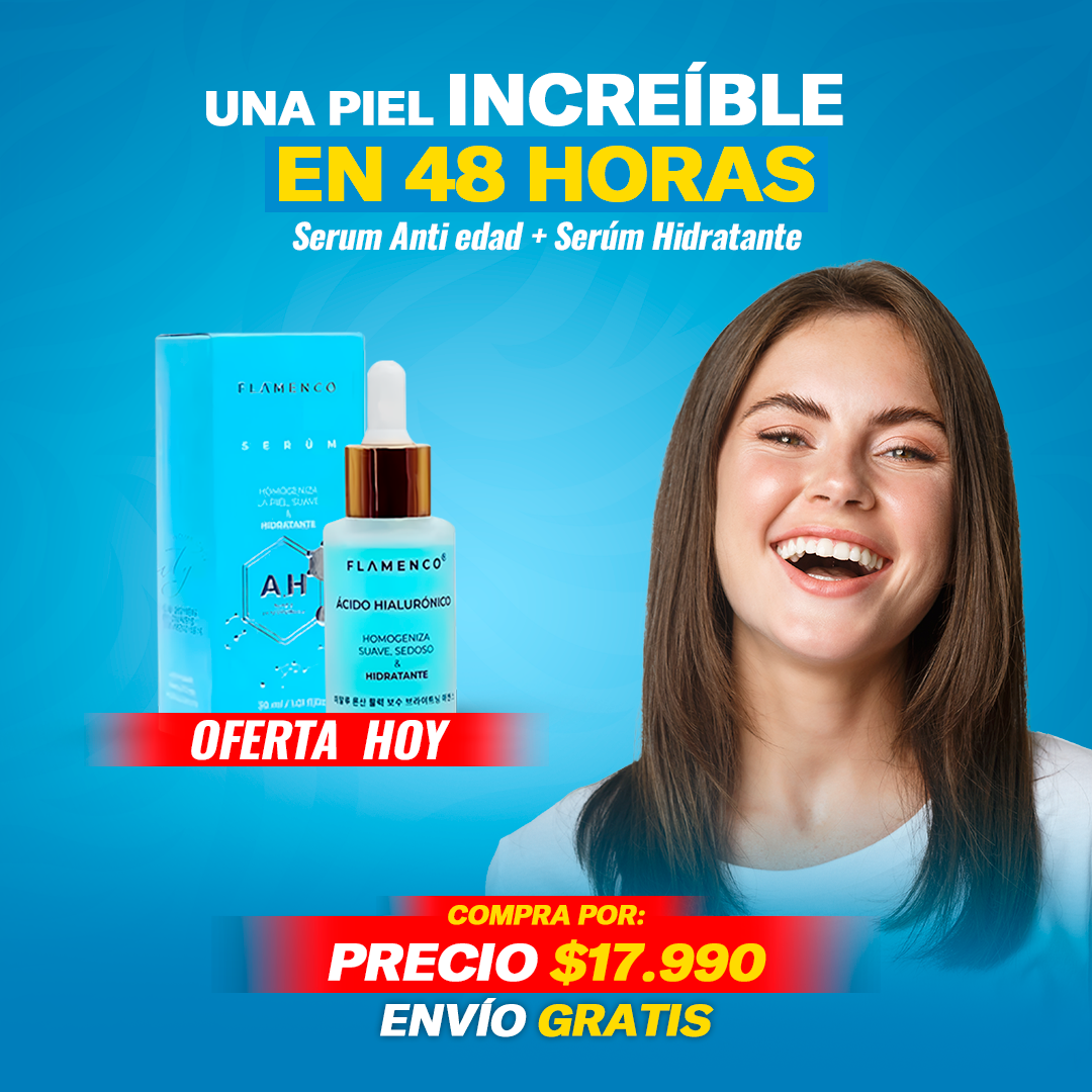 SERUM FACIAL CON ACIDO HIALURONICO ANTI EDAD