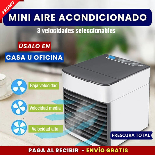 PEQUEÑO PERO POTENTE: MINI AIRE ACONDICIONADO PORTÁTIL ❄️❄️