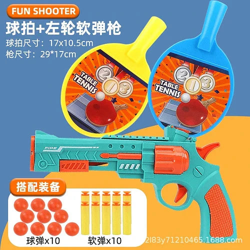 Juguete pistola tiro al blanco 2 en 1