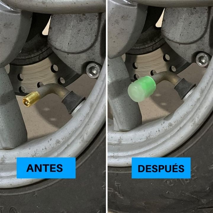 GLOWRIDE: SEGURIDAD Y ESTILO EN CADA RUEDA🏍️ Pack de 8