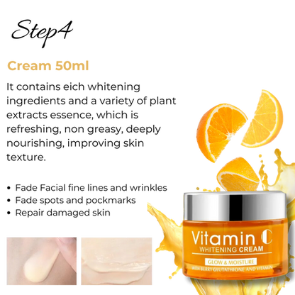 Set Completo Vitamina C Hidratante Blanqueador