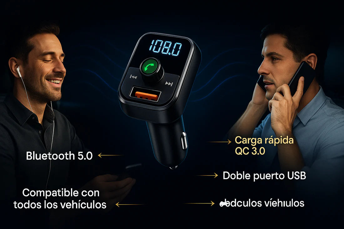 SafeDrive Bluetooth - Conduce seguro, conecta sin distracciones.