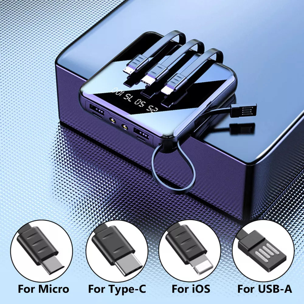 Cargador Portátil Powerbanks Potencia Una Pantalla De 10000