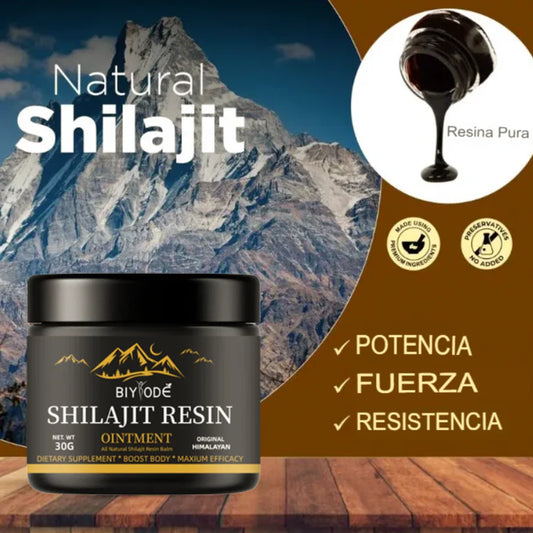 Shilajit 100% Puro Fuente de Energía Vital del Himalaya