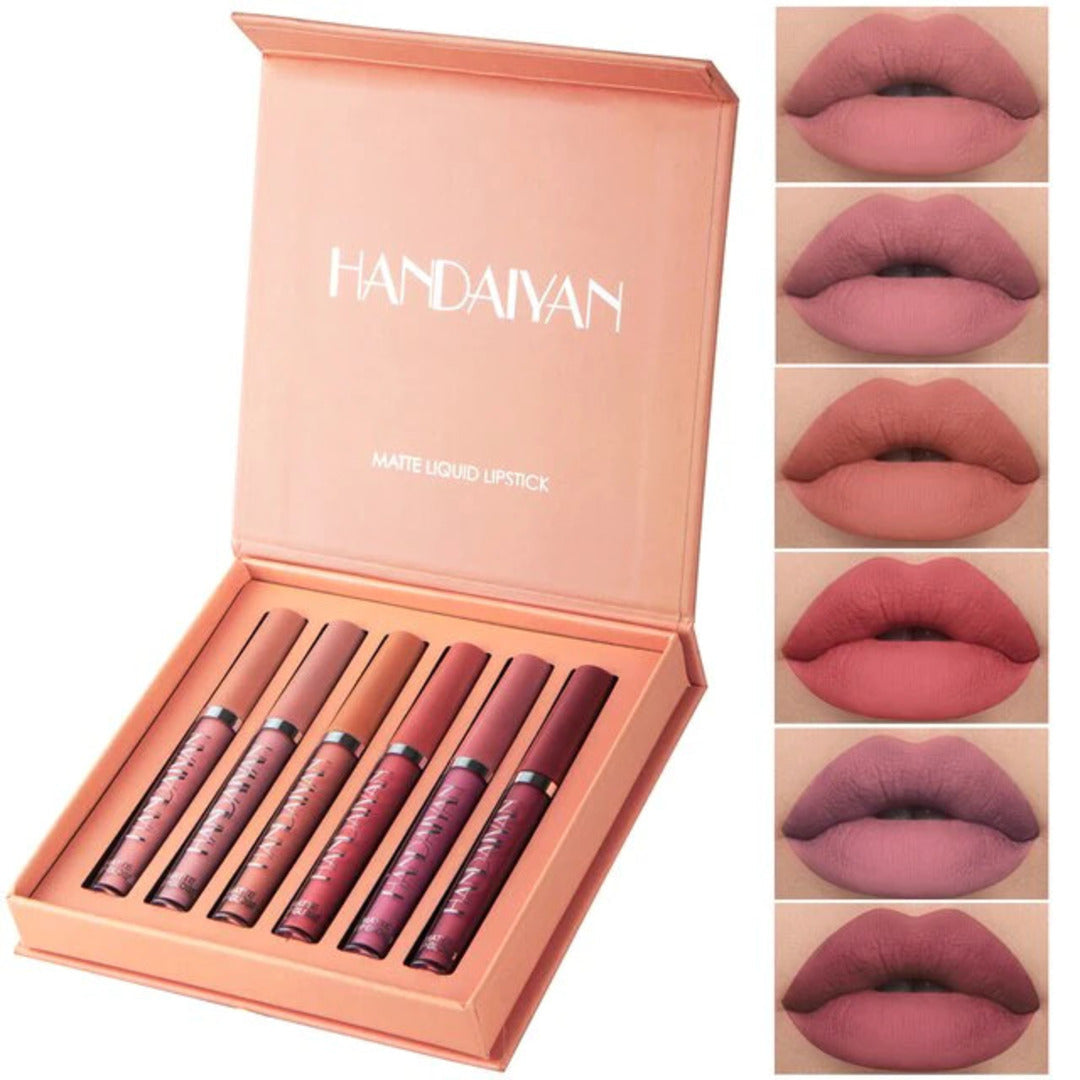 KissLips™️ | Pack 6 Labiales Mate Premium + Envío Gratis