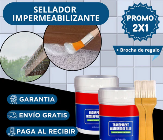 PROMOCIÓN - Pack 2 Sellador Impermeabilizante + Brocha