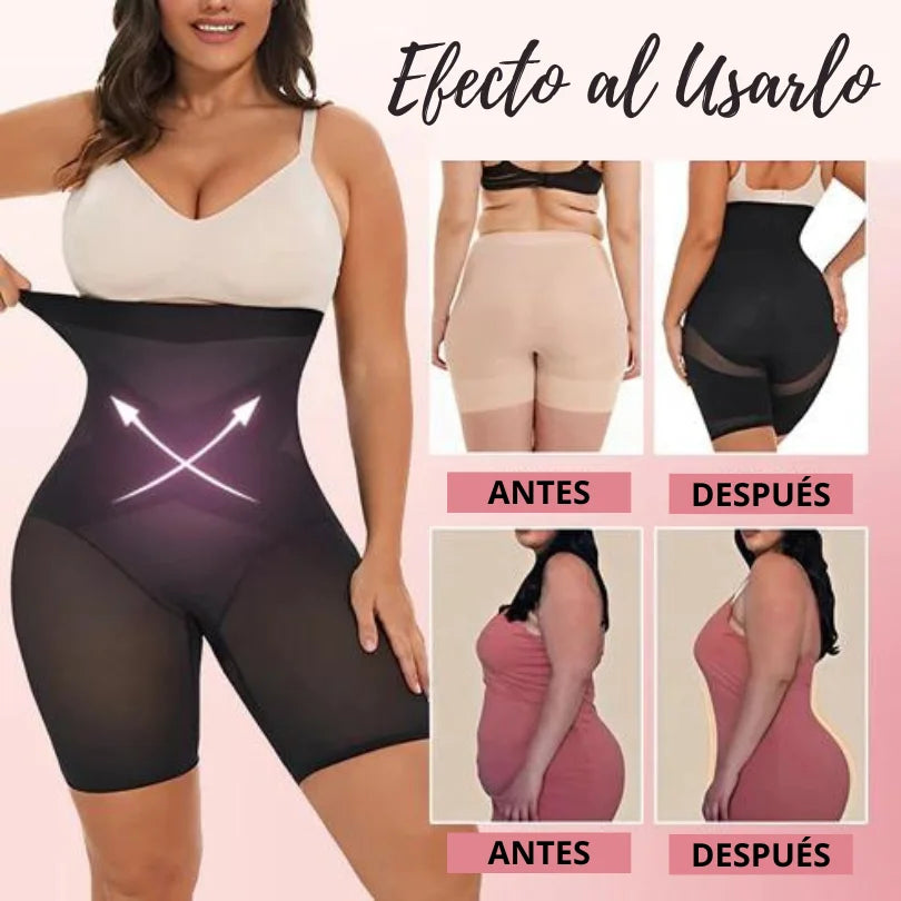 Nueva Faja Modeladora de Cintura Alta con Compresión Cruzada