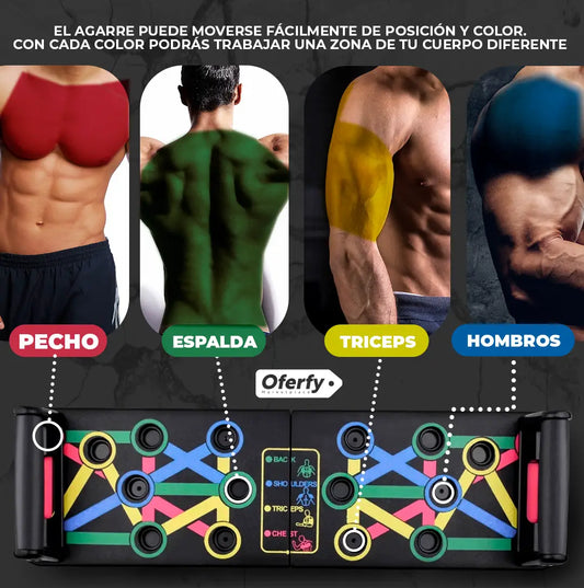 Tabla Profesional de Flexiones Portátil