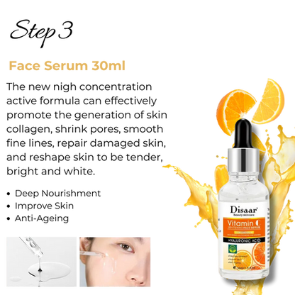Set Completo Vitamina C Hidratante Blanqueador