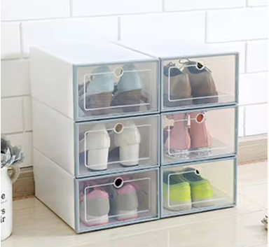 Cajas De Zapatos Apilables - Pack de 4
