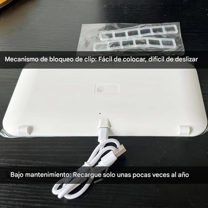 Espejo de Vanidad Plegable Portátil con Luz LED Ajustable