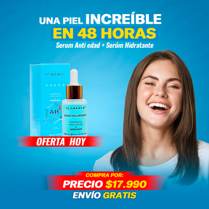 SERUM  FACIAL CON ACIDO HIALURONICO ANTI EDAD